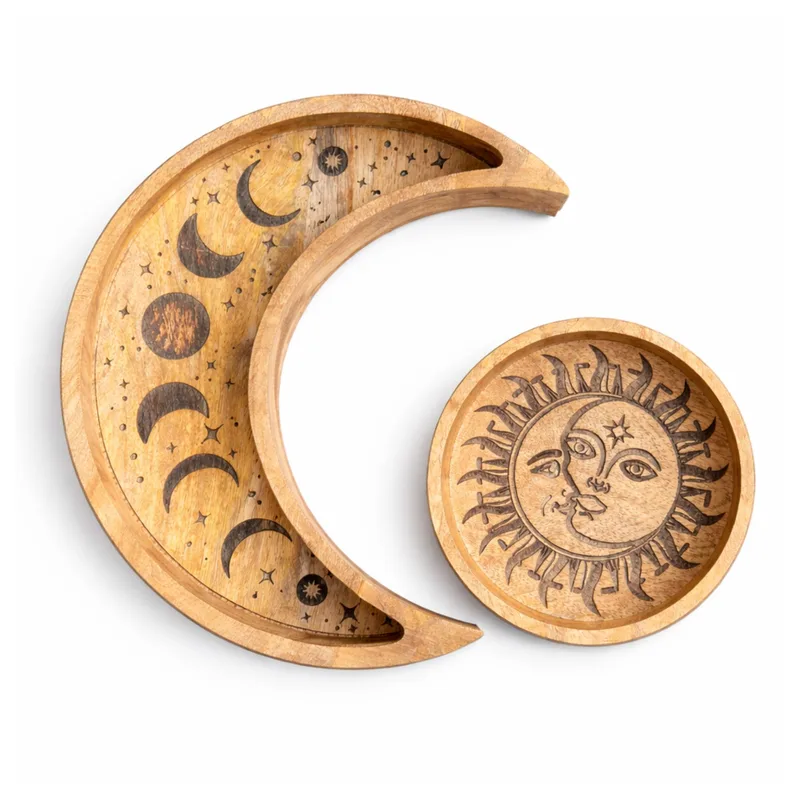 Moon Shaped Round Tray S/2 — foto 2