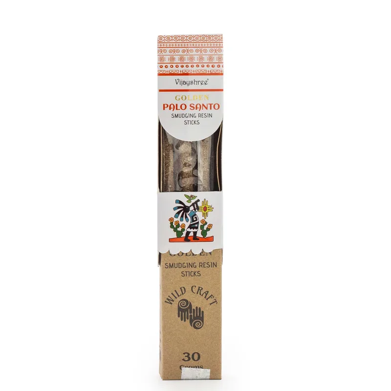 30g Golden Palo Santo Smudging Resin Sticks (6s) — foto 6