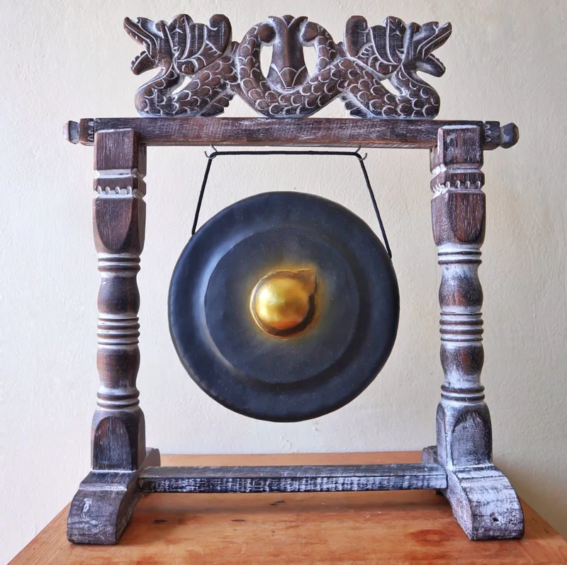 Small Healing Gong in Stand 25cm Nero — foto 1