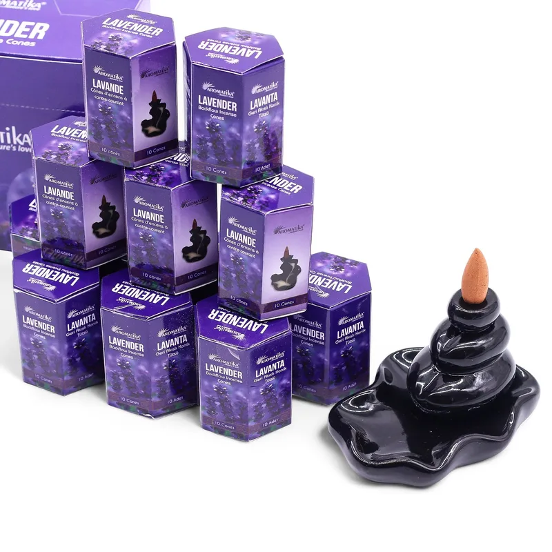 Masala Backflow Incenso pack of 10 Lavanda — foto 1