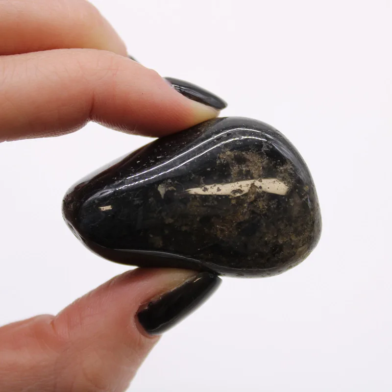 Bag of 6 Large African Tumble Stones - Nero Onyx — foto 1