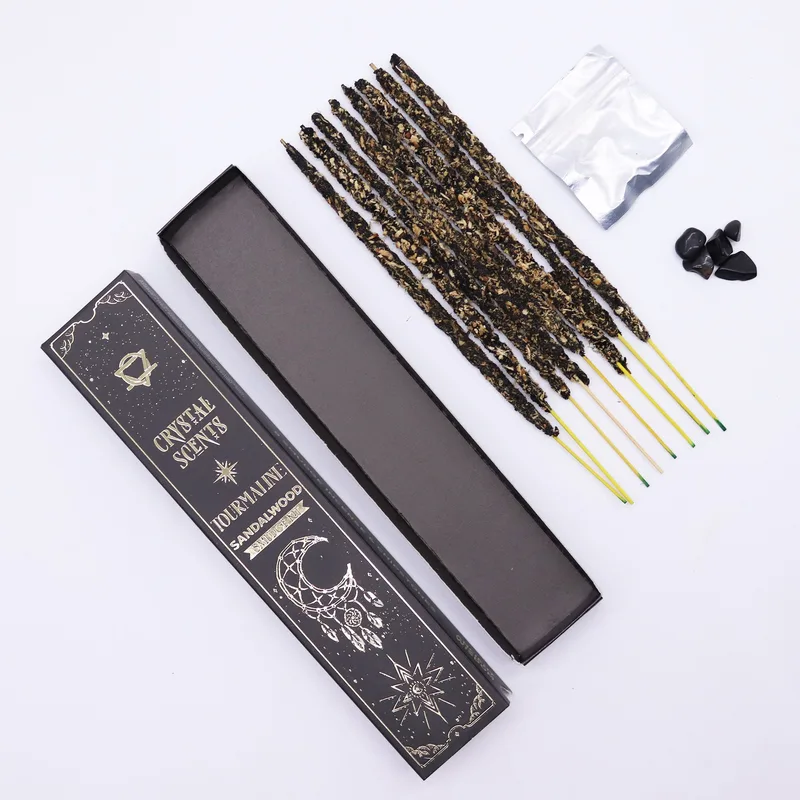 Tourmaline Crystal Scents Smudge Incenso - Sandalwood — foto 4