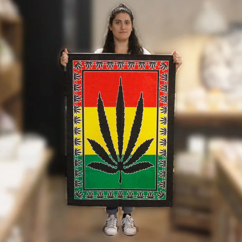 Cotton Wall Art - Herbal Leaf — foto 1
