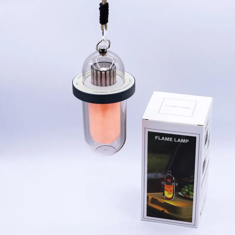 Outdoor Flame Effect Lamp Bianco USB C Chargable Multi Colour — foto 4
