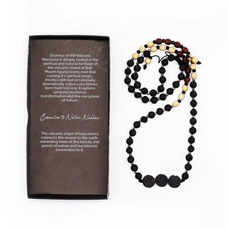 Essence of the Volcano Necklace Connection to Nature — foto 5