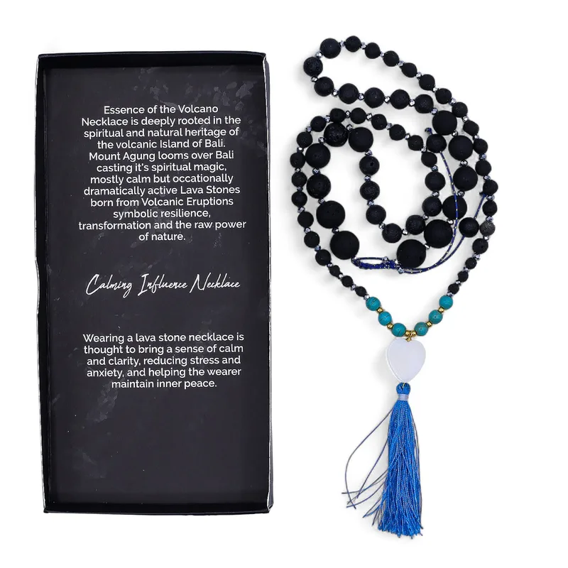 Essence of the Volcano Necklace Calming Influence