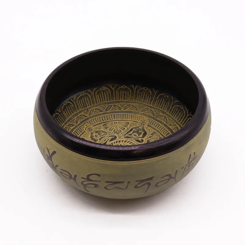 Earth Powder Singing Bowl Mantra Five Buddha 16cm — foto 1