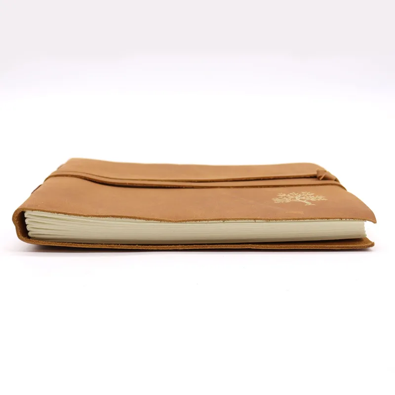 Leather Sketchbook Golden Albero 144 pages 18x23cm — foto 4