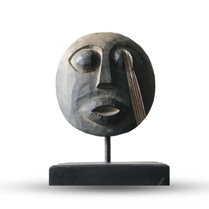 Timor Tribal Decorative Mask Antique 27x20cm — foto 1