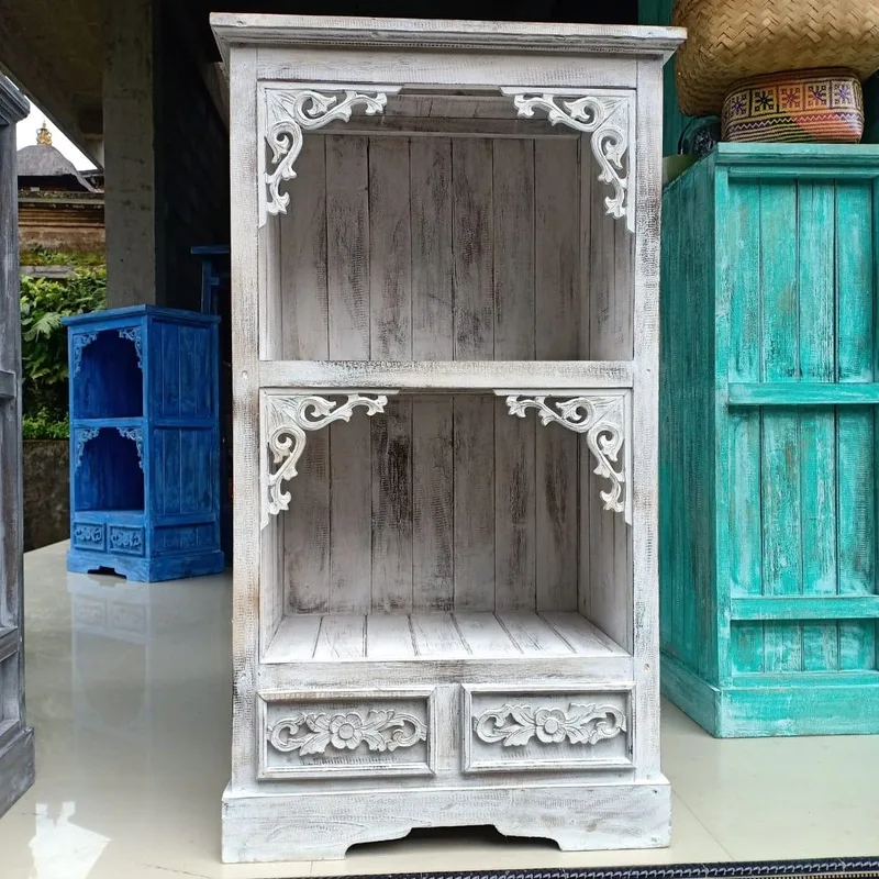 Albasia Bathroom Cabinet Whitewash — foto 2