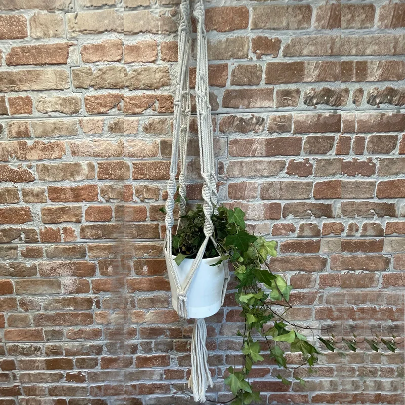 Macrame Pot Porta Large Pot Porta Extra Long — foto 5