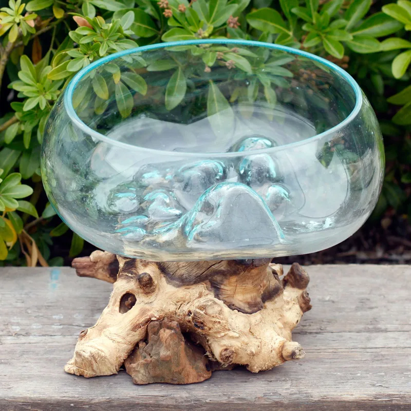 Molten Glass on Legno Open Lrg Bowl — foto 1
