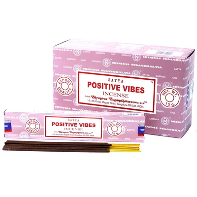 Satya Incenso 15gm - Positive Vibes — foto 2