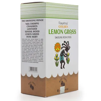 Golden Limone Grass Smudging Resin Sticks - 30g — foto 4