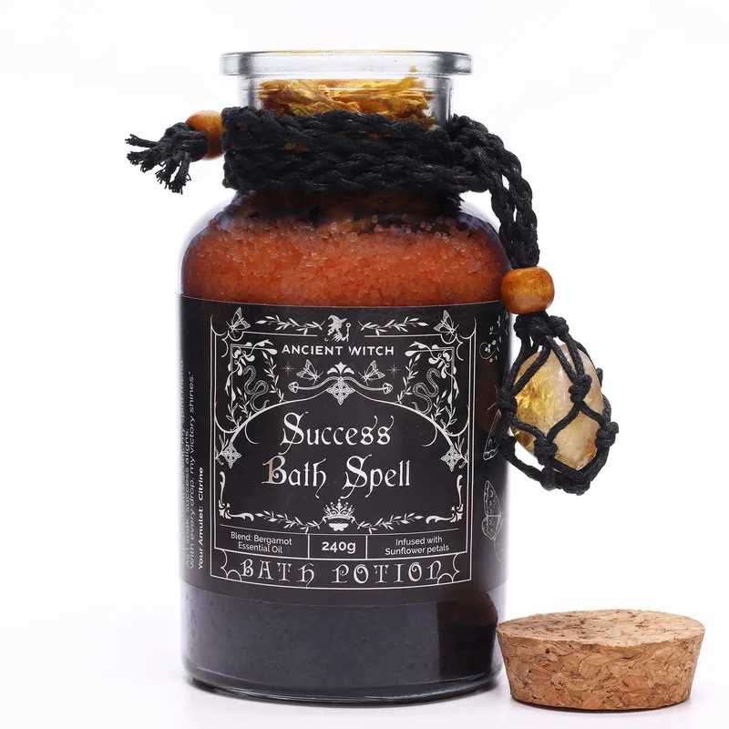 Ancient Witch Bagno Spell Potion & Citrine Crystal Amulet Success — foto 2