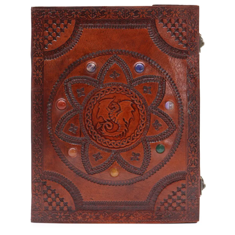 Huge Tomb Book Charkra Stones Dragon Mandala 100 Pages 25x34cm