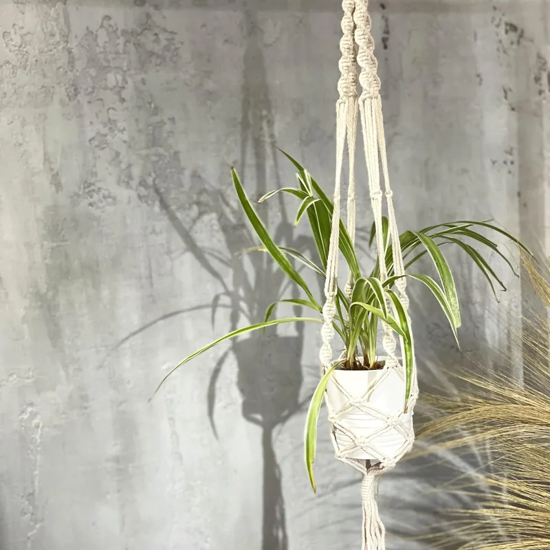 Macrame Pot Porta Large Pot Porta Extra Long — foto 3