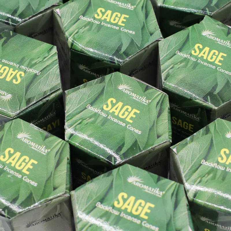 Masala Backflow Incenso pack of 10 Sage — foto 5