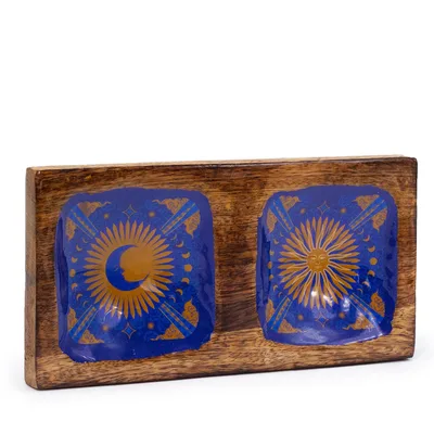 Double Trinket Tray 20x10x2.5cm Hop Hare — foto 2