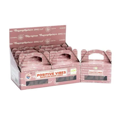 Scatola of - Satya Positive Vibes Backflow Dhoop Cones