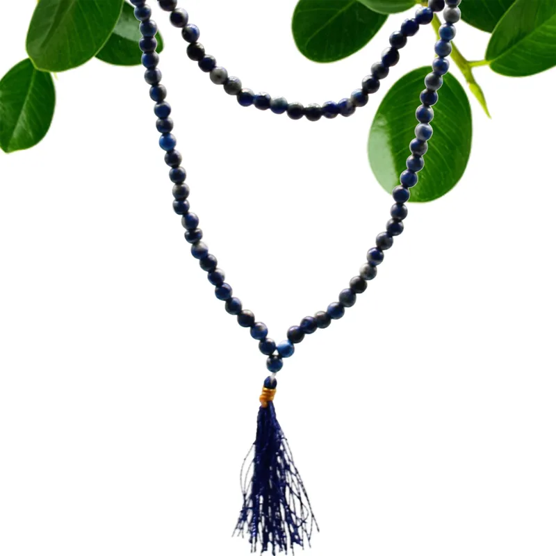 108 Bead Mala Lapis — foto 3