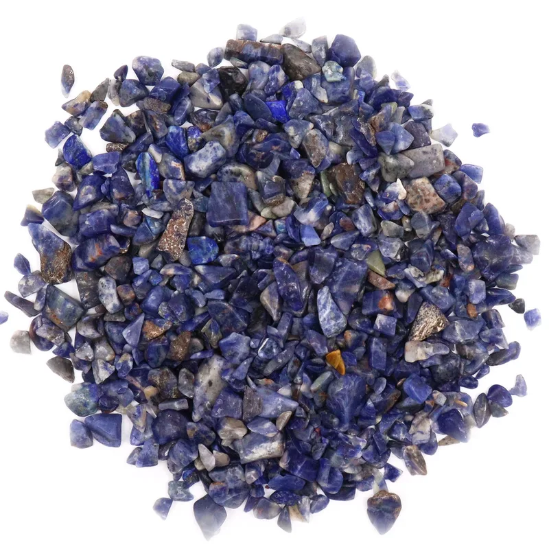Sodalite Chips Gemstone Chips Bulk - 1KG — foto 1