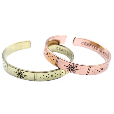 Inspiration Bracelet - Copper Snrise, Galaxy, Stars, Earth — foto 1