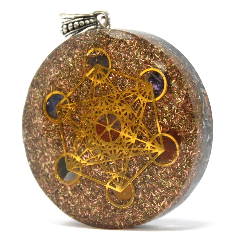 Orgonite Power Pendant Multi Power Chakra Lrg — foto 6