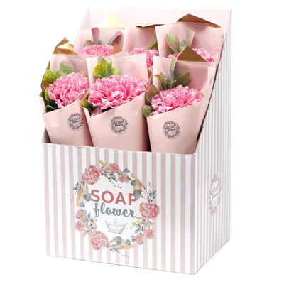 Ready to Retail Sapone Fiore - Large Carnation Bouquet