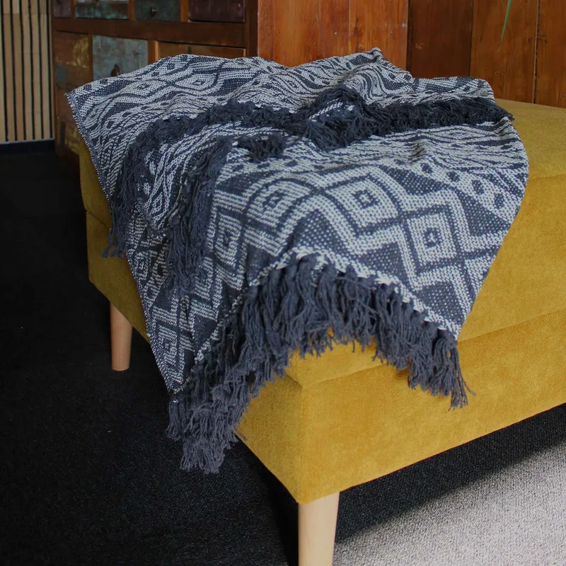 Boho Comfort Throws - Grey Geometric — foto 2