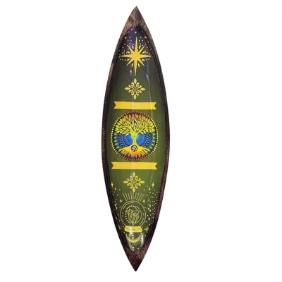 Enamel Incenso Bowl Mango Legno Albero of Life