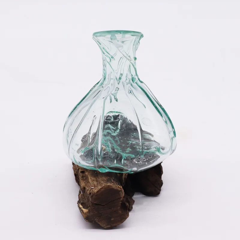 Molten Glass Fancy Mini Decanter on Legno 24cm — foto 3