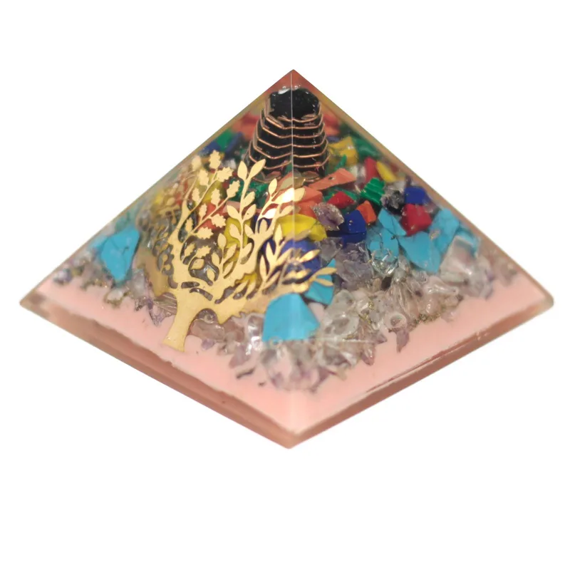 Lrg Organite Pyramid 70mm Tree（earth base) — foto 2