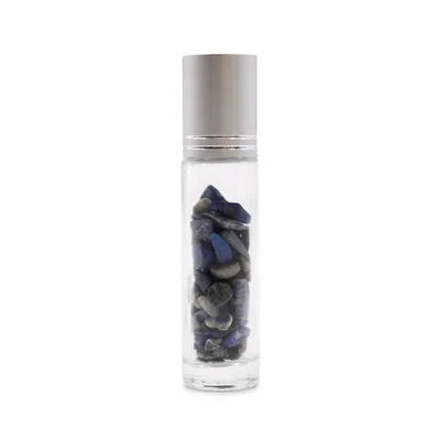 Gemstone Essenziale Olio Roller Bottle - Sodalite - Argento Cap + Gemstone Roller Tip for 5ml Bottle - Sodalite — foto 1