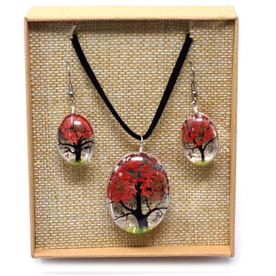 Pressed Fiori Albero of Life Set Coral — foto 2