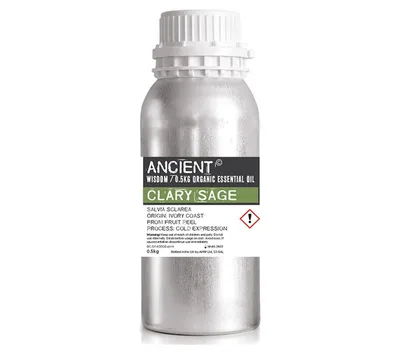 Clary Sage Organic Essenziale Olio 0.5kg