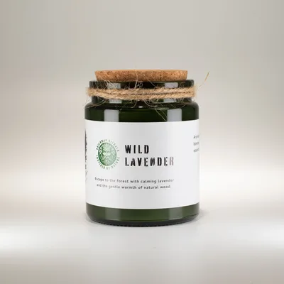 Greenman Woodwick Soy Candela Selvatico Lavanda — foto 4