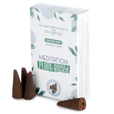 Plant Based Backflow Incenso Cones Meditation — foto 2
