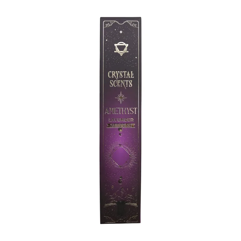 Amethyst Crystal Scents Smudge Incenso - Lavanda — foto 3
