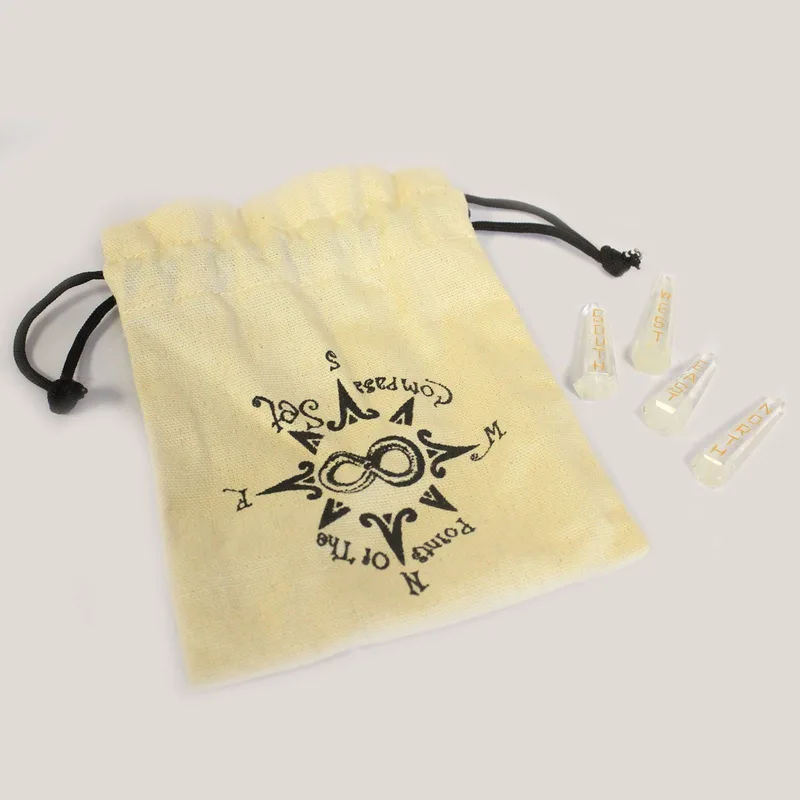 Points of the Compass Quartz Stone Set — foto 1