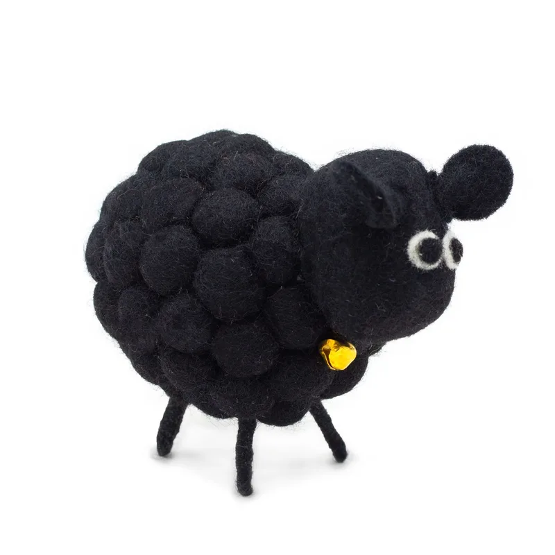 Little Felt Sheep - Nero — foto 3
