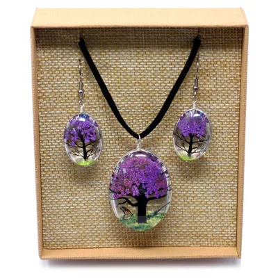 Fiori pressati Albero della Vita in lavanda — per un angolo che ti somiglia — foto 4