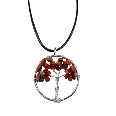 Pendente Albero della Vita – Giada Rossa