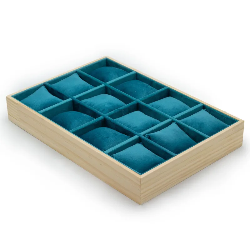 Twelve Compartment & Cushion Display Tray 35x24cm — foto 2