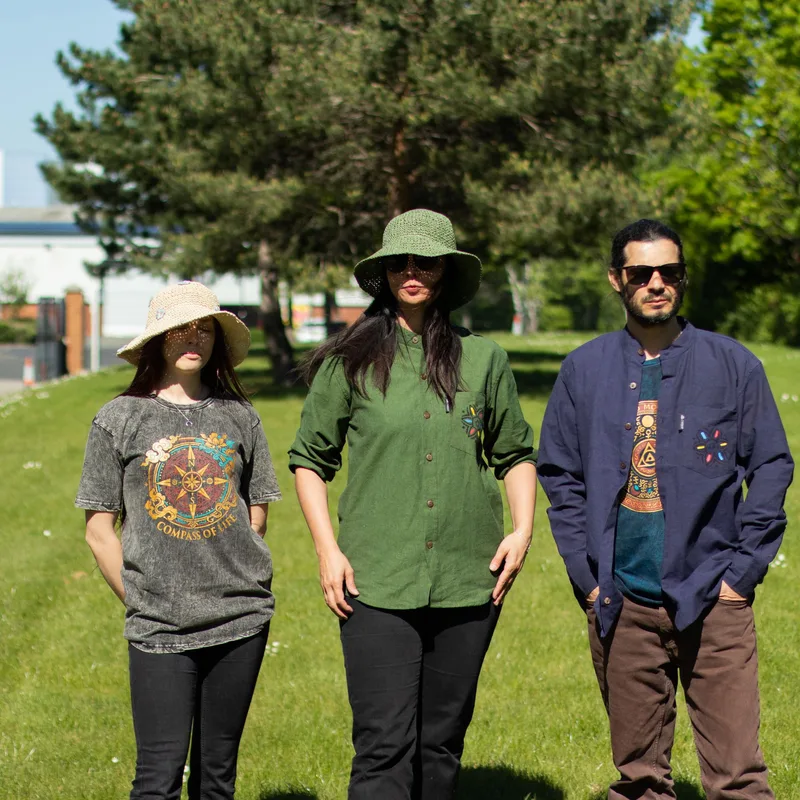 Nomad Sari Kathmandu Shirt Forest Verde Large — foto 1