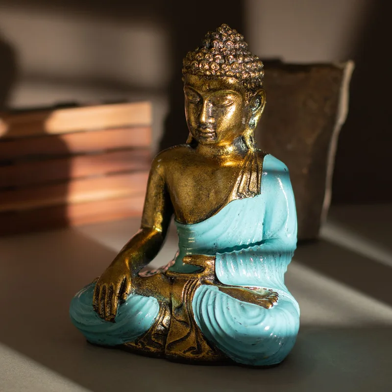 Teal & Oro Buddha Large — foto 2