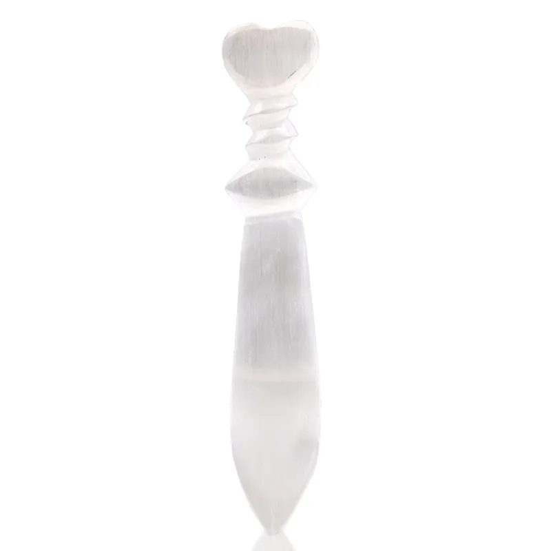Selenite Lrg Ritual Knife Spiral — foto 6