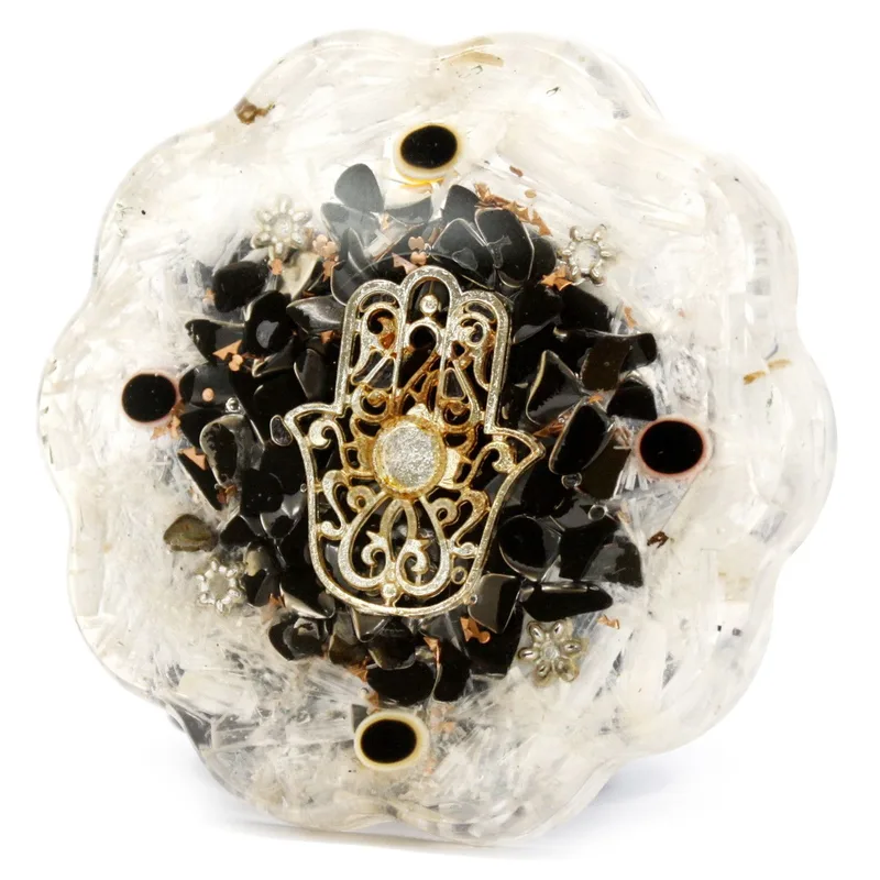 Orgonite Desk Power Packs Hamsa with Sellonite Med — foto 2