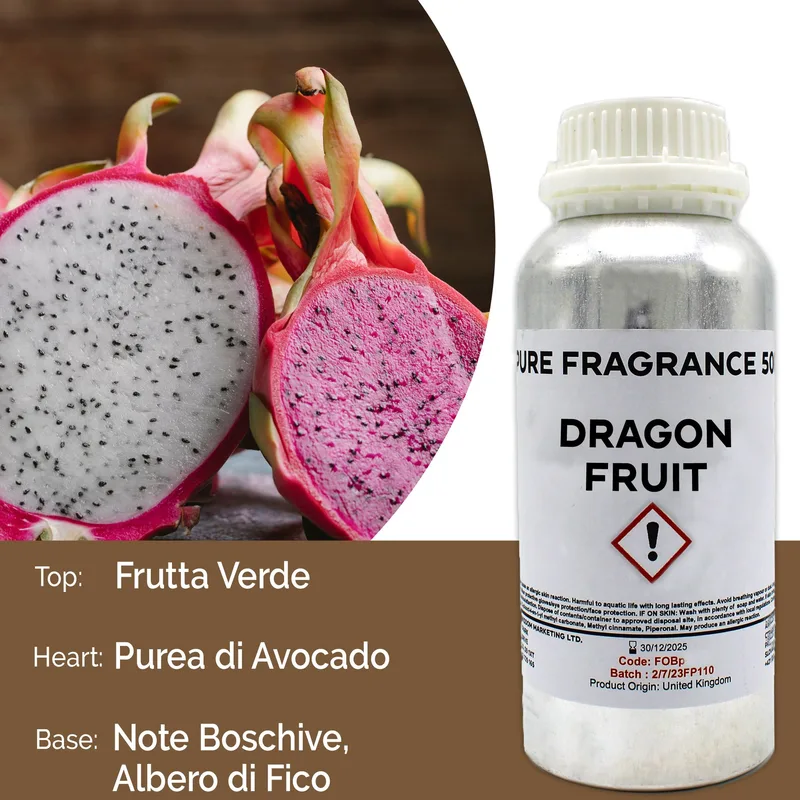 Dragon Fruit Puro Profumo Olio 500ml — foto 4