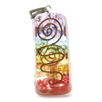 Orgonite Power Pendant - Rainbow Copper Attractor — foto 2